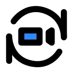 Invert Camera SVG Icon